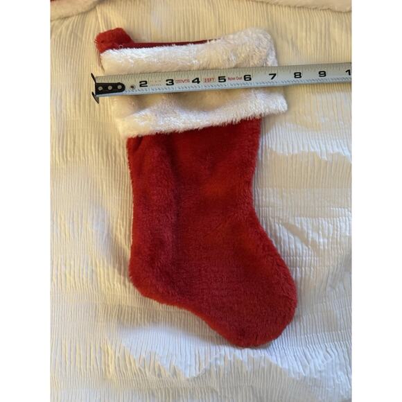 Lot of 2 Christmas Santa Hats Naughty Nice Embroidered Small Stocking Red - Picture 5 of 8